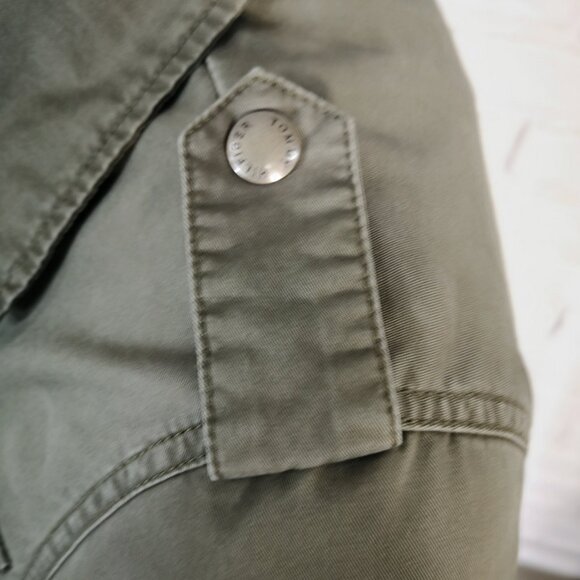 Tommy Hilfiger Ladies Size XS Army Green Zipper & Snap Closure Casual Jacket - Picture 8 of 15